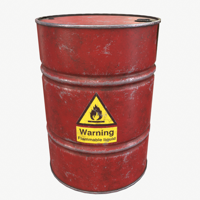 barrel - drum 3D 모델 .c4d .max .obj .3ds .fbx .stl .blend 