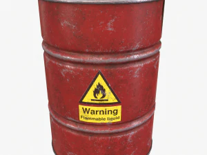 botte - tamburo Modello 3D