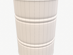 barrel - drum 3D 모델