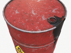 barrel - drum 3D 모델