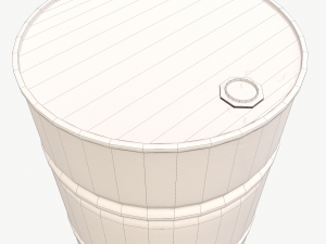 barrel - drum 3D 모델
