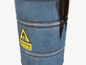 barrel - drum 3D 모델