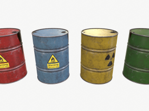 barrel - drum 3D 모델