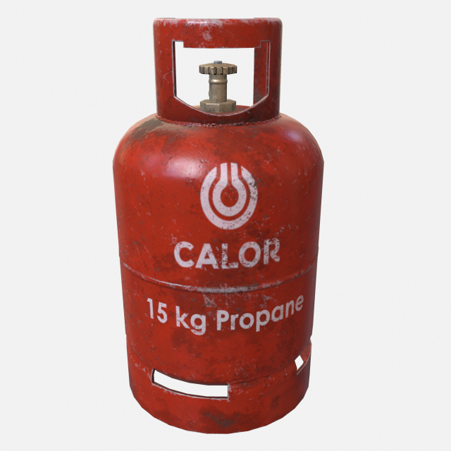 gas cylinder 3D-Modell .c4d .max .obj .3ds .fbx .stl .blend 