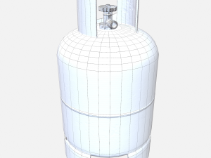 gas cylinder 3D-Modell