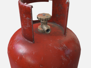 gas cylinder 3D-Modell