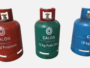 gas cylinder 3D-Modell