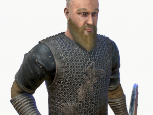 viking warrior Modèle 3D