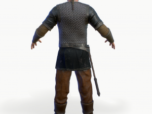 viking warrior Modèle 3D