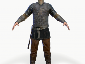 viking warrior Modèle 3D