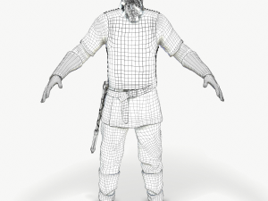 viking warrior Modèle 3D