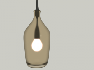 bottle lamp 3D 모델