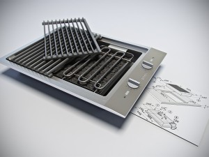 miele cs 1322 bg grill Modelo 3D