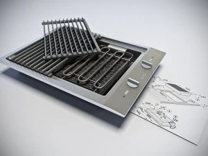 miele cs 1322 bg grill 3D Model