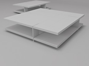 poliform cofee table bristol 3D Model
