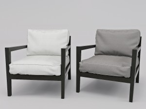 armchair poliform camilla 3D Model