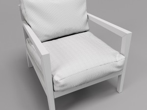 armchair poliform camilla 3Dモデル