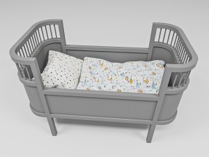 rosaline doll bed 3D मॉडल
