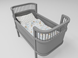 rosaline doll bed 3D 모델