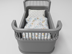 rosaline doll bed 3D 모델