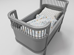 rosaline doll bed 3D 모델