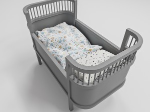 rosaline doll bed 3D 모델