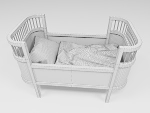 rosaline doll bed 3D 모델