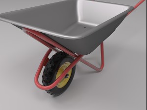 construction wheelbarrow 3Dモデル