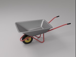 construction wheelbarrow 3Dモデル