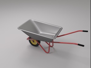 construction wheelbarrow 3Dモデル