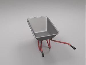 construction wheelbarrow 3Dモデル