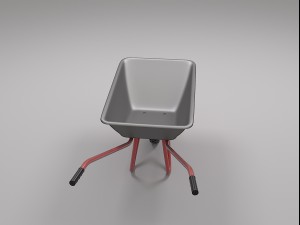 construction wheelbarrow 3Dモデル