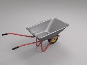 construction wheelbarrow 3Dモデル