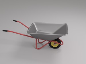 construction wheelbarrow 3Dモデル