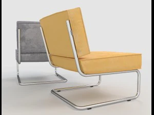 zuiver ridge rib lounge chair 3D Model