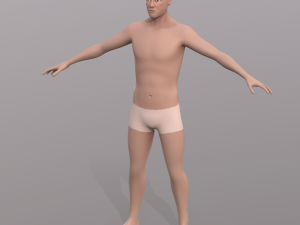 base character mesh - male 3D 모델