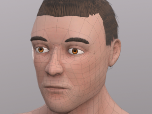 base character mesh - male 3D 모델
