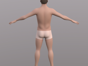 base character mesh - male 3D 모델