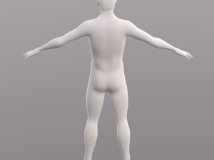 base character mesh - male 3D 모델