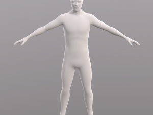 base character mesh - male 3D 모델