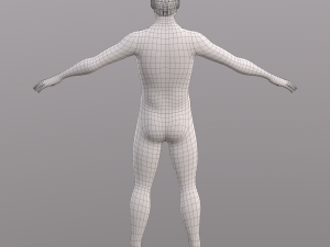 base character mesh - male 3D 모델