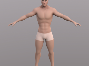 base character mesh - male 3D 모델
