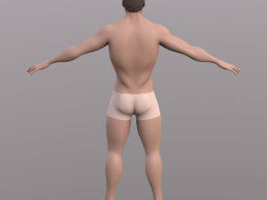 base character mesh - male 3D 모델