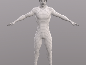 base character mesh - male 3D 모델
