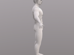 base character mesh - male 3D 모델