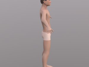 base character mesh - male 3D 모델