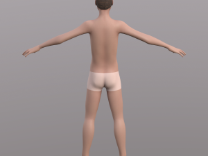 base character mesh - male 3D 모델