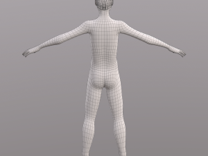 base character mesh - male 3D 모델