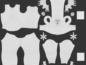 base character mesh - male 3D 모델