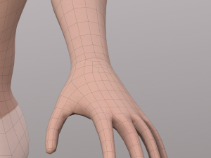 base character mesh - male 3D 모델